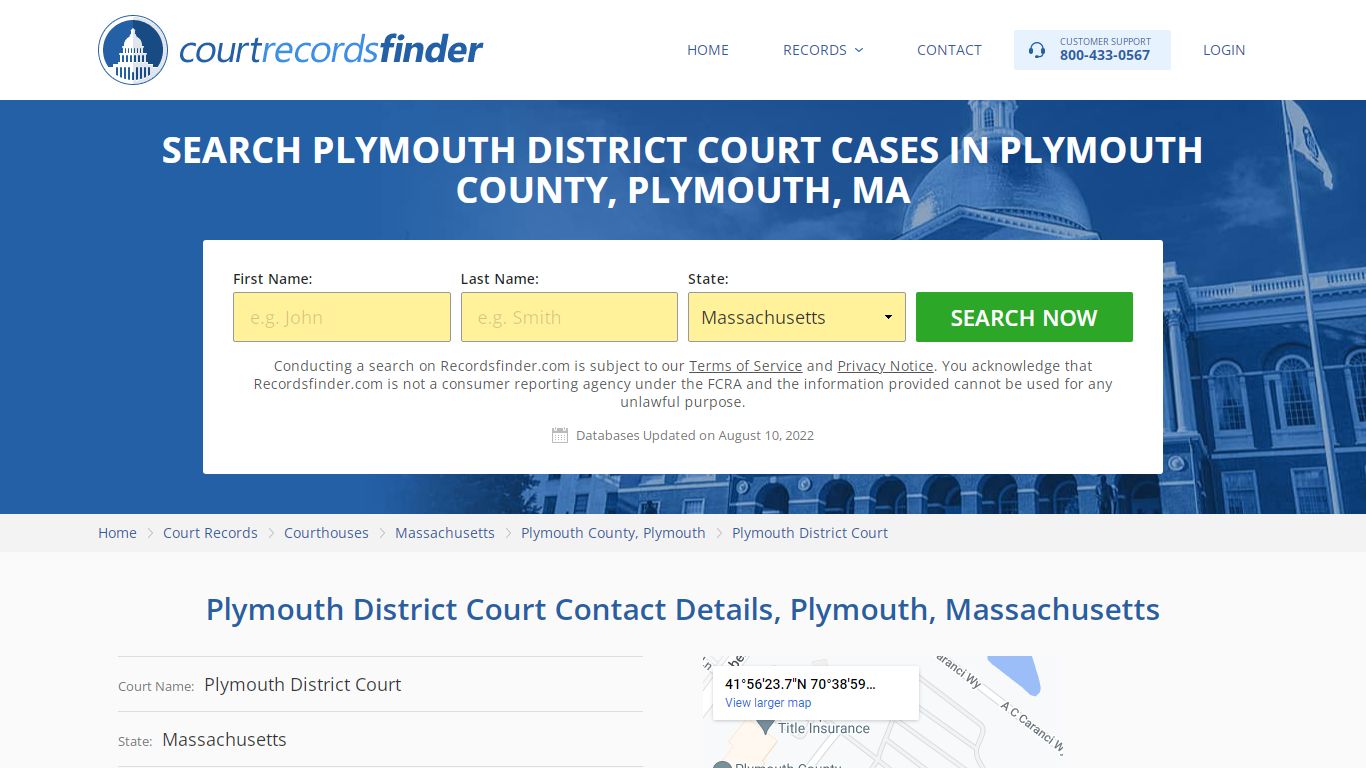 Plymouth District Court Case Search - Plymouth County, MA ...